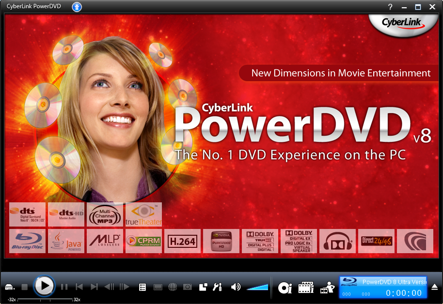 Portable Cyberlink PowerDVD 8 Deluxe