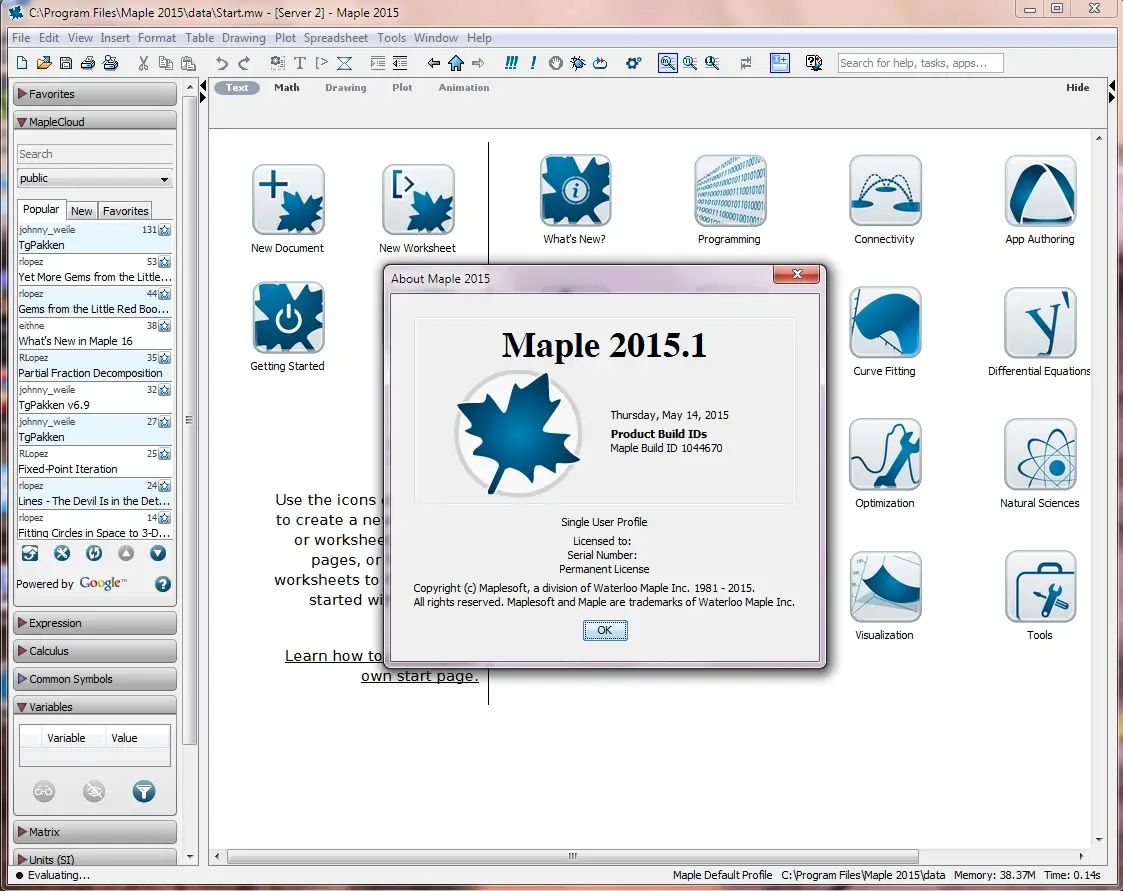 maple software download