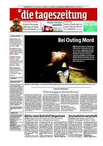 Tageszeitung TAZ vom 14 August 2010