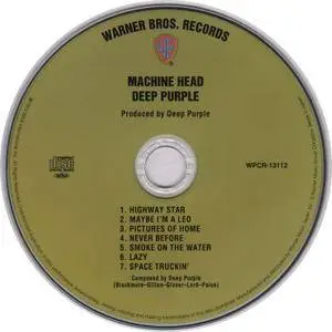 Deep Purple - Machine Head (1972) [2008, Warner Music Japan, WPCR-13112] Repost