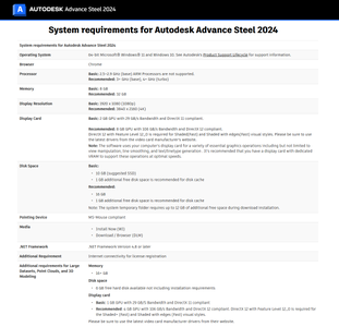 Autodesk Advance Steel 2024.0.1