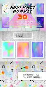 CreativeMarket - Abstract Bundle. 30 Prints + BONUS