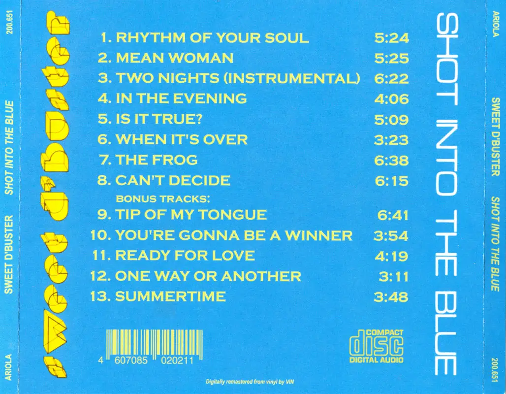 Sweet D'Buster - Shot Into The Blue (1979)