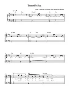 Tenerife Sea - Ed Sheeran (Easy Piano)
