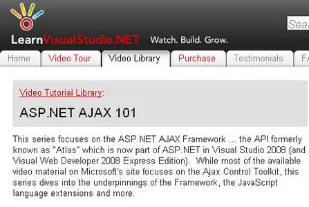 ASP.NET AJAX 101 from LearnVisualStudio.NET