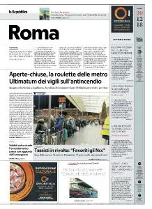 la Repubblica Roma - 20 Dicembre 2018