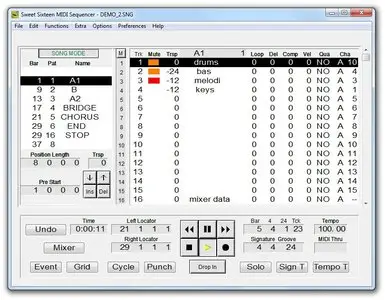 Roni Music Sweet Sixteen MIDI Sequencer v3.3.8