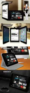 5 Pad Mock up Templates PSD