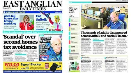 East Anglian Daily Times – April 11, 2018