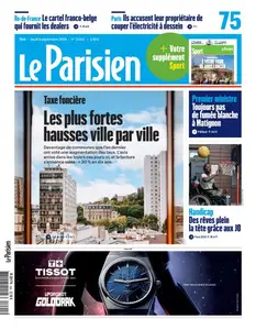 Le Parisien du Jeudi 5 Septembre 2024