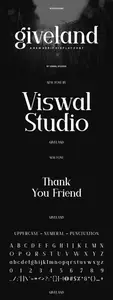 Giveland - Bold Serif Display Font XHD8ACS
