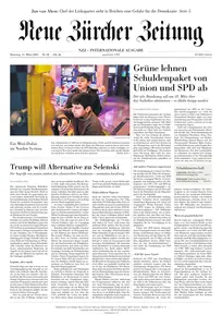 Neue Zurcher Zeitung International  - 11 März 2025