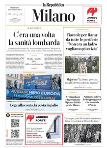la Repubblica Milano - 1 Dicembre 2024