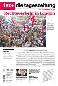 taz die tageszeitung - 15 September 2025