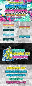 Melting Graffiti - Layered Graffiti Drip Font 3L4AYVR