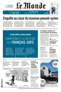 Le Monde du Vendredi 10 Janvier 2025