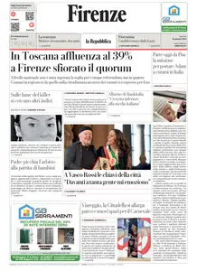 la Repubblica Firenze - 10 Giugno 2025