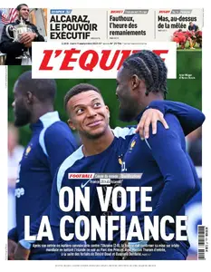 L’equipe du Mardi 9 Septembre 2025
