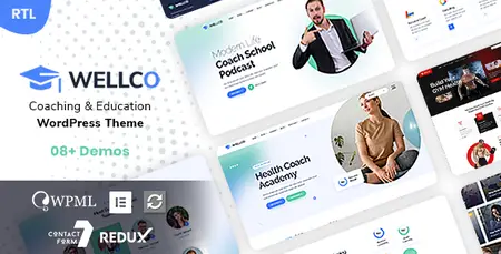 Wellco - Coaching & Online Courses WordPress Theme 33801022