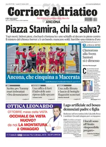 Corriere Adriatico Ancona - 27 Ottobre 2025