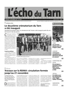 L'Echo du Tarn - 7 Novembre 2025