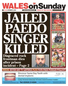 Wales on Sunday - 12 October 2025