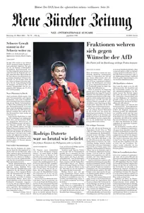 Neue Zürcher Zeitung International - 25 März 2025