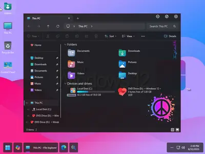 Windows 11 Pro 24H2 Build 26100.5061 (Windows 12 Theme v.2)