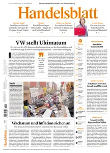 Handelsblatt  - 31 Oktober 2024