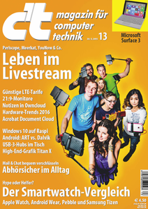 c't magazin 13/2015 (30.05.2015)