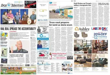Honolulu Star-Advertiser – August 25, 2017