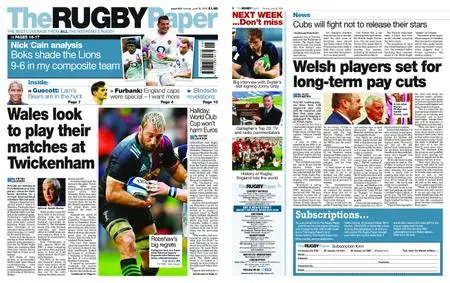 The Rugby Paper – June 28, 2020