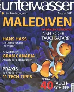 Unterwasser Das Tauchmagazin August No 08 2013