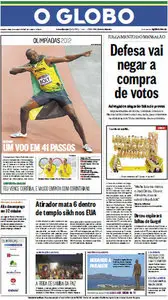 Jornal O Globo - 06 de agosto de 2012 - Segunda