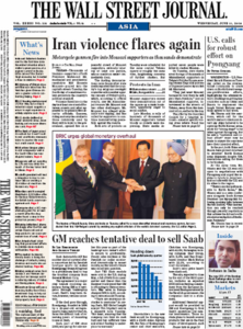 Wall Street Journal Asia June 17 2009