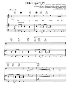 Celebration - Kool & The Gang (Piano-Vocal-Guitar)