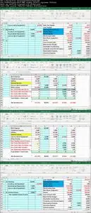 Tax & Adjusting Entry Year-End Accounting Excel Worksheet