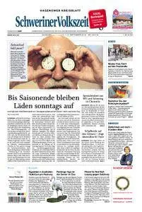 Schweriner Volkszeitung Hagenower Kreisblatt - 01. September 2018