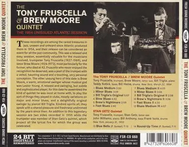 Tony Fruscella & Brew Moore - The 1954 Unissued Atlantic Session (1954) {Atlantic--Fresh Sound FSR-CD 660 rel 2011}