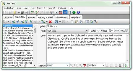AceText version 2.01