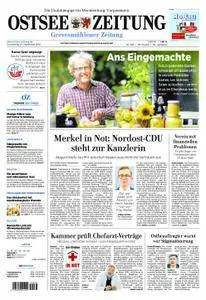 Ostsee Zeitung Grevesmühlener Zeitung - 27. September 2018