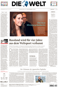 Die Welt - 10 Dezember 2019