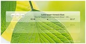 Glass Windows Media Player Skin