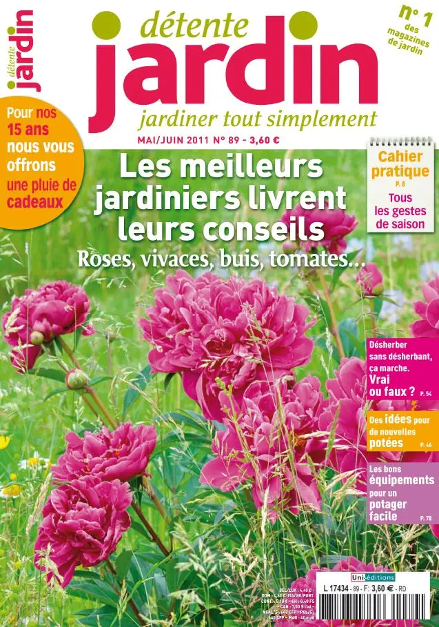 Détente Jardin N 89 - Mai-Juin 2011
