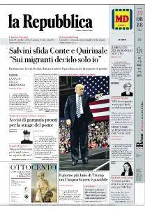 la Repubblica - 23 Agosto 2018