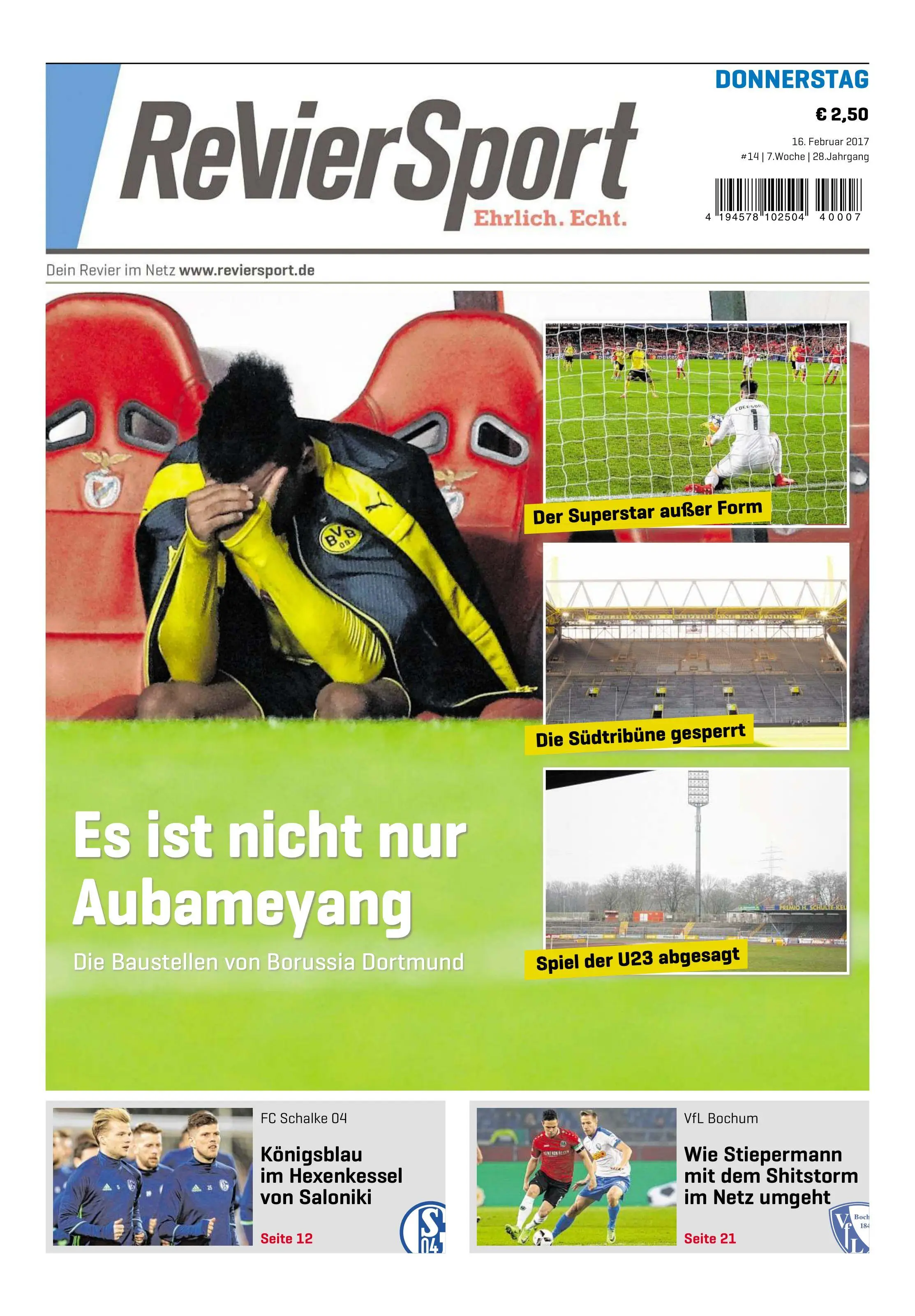 RevierSport – 16 Februar 2017