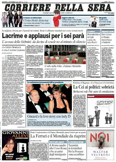 Il Corriere della Sera (22-09-09)