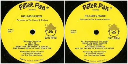 The Sisters And Brothers - The Lord's Prayer (vinyl rip) (1971) {Peter Pan} **[RE-UP]**