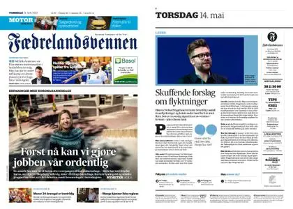 Fædrelandsvennen – 14. mai 2020