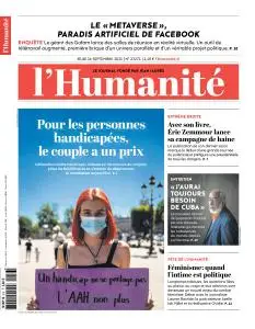 L’Humanite - 16 Septembre 2021